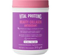 Vital Proteins Beauty Collagen Antioxydant sans saveur, peptides de collagène + acide hyaluronique, zinc, cuivre et fibre, peau, cheveux et ongles sains, sans gluten ni sucre, 315 g