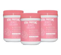 Vital Proteins Pack Beauty Collagen Péptidos de Colágeno Fresa Limón 3x271g