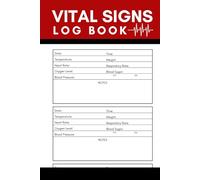 Vital Signs Log Book