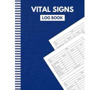 Vital Signs Logbook Daily Health Monitoring Record Log