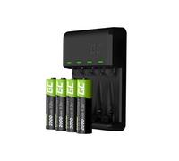 VitalCharger - Chargeur de batterie USB - (pour 4xAA/AAA) 4 x type AA - NiMH - 2000 mAh - 0.5 watt - 1.2 A - noir