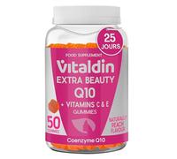 VITALDIN Gommes Coenzyme Q10 200mg - Sans Gluten - 50 gommes