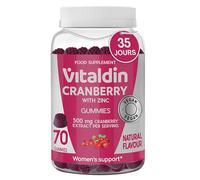 VITALDIN Gommes Cranberry avec Zinc - Vegan - 70 gommes
