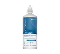 VITALENS Solution Multifonction Lentilles de Contact Souples - Nettoie, Désinfecte et Conserve - Compatible Lentilles Mensuelles, Hebdomadaires et Bi-Mensuelles - Hydrogel & Silicone Hydrogel - 360 ml