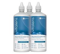 Vitalens Solution de Nettoyage Multifonction pour Lentilles Souples Lot de 3 x 360ml