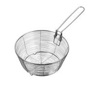 VitalEpcck Panier Passoire à Mailles Fines, Fond Antiadhésif, Poignée Pliable, Anti-Brûlure, Résistant à la Chaleur, Kit Antirouille 24 cm