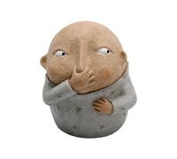 VitalEpcck Statue de Salle de Bain Garçon Tenant Le Nez, Gardiens D'Étagère de Salle de Bain Drôles pour Garçons