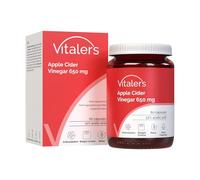 Vitaler’s Vinaigre de Cidre 650 mg - 60 gélules, Cure 2 Mois, Vegan, Sans Conservateurs, Composition Pure