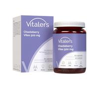 Vitaler's Chasteberry Vitex 500 mg - 60 gélules, végétalien, 2 mois de supplémentation, sans conservateurs, composition pure