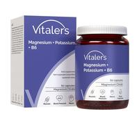 Vitaler's Magnésium 100 mg + Potassium 150 mg + Vitamine B6 6 mg - 60 gélules