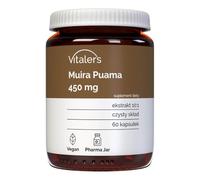 Vitaler's Muira Puama 450 mg - 60 gélules, Vegan, 2 mois de supplémentation, sans conservateur, composition pure
