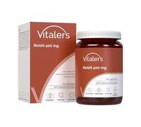 Vitaler's Reishi 400 mg - 60 gélules, végétalien, 2 mois de supplémentation, sans conservateur, composition pure