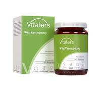 Vitaler's Wild Yam 500 mg - 60 gélules, végétalien, 2 mois de supplémentation, sans conservateur, composition pure.