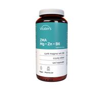 Vitaler's ZMA Mg 240 mg + Zn 15 mg + B6 10 mg - 120 Capsules