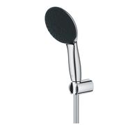 GROHE Vitalio Comfort 250, Colonne de Douche avec Mitigeur Monocommande, Douche de Tête 25cm 1 jet (Pluie), Douchette 11cm 2 jets, Flexible 1,75m, Economie d'Eau, Chromé, 26985001