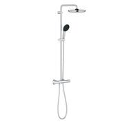 GROHE Colonne de douche Vitalio Start System 250 – mitigeur thermostatique, douchette 2 jets, chrome