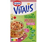 Vitalis Vegan Croustillant aux baies blanches Dr. Oetker paquet de 400g