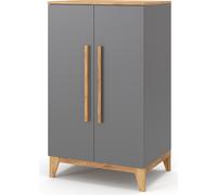 Vitalispa Armoire pour enfants Malia, 53.4x120cm, Gris/Chêne