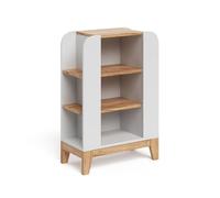 VitaliSpa Bibliothèque Enfant Malia, Blanc/Artisan, 60x88cm avec 9 Compartiments