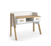 VitaliSpa Bureau Malia, Blanc, 97x51cm, adapté aux postes de Travail informatiques et aux Applications de Bureau à Domicile