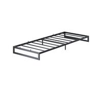 VitaliSpa Cadre de lit Lenora, Noir, 90x220