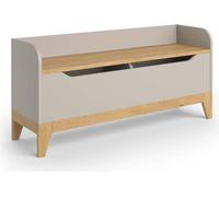 Vitalispa Coffre à jouets Malia, 107.2x50cm avec banc, Chêne cachemire