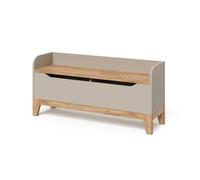 VitaliSpa Coffre à Jouets Malia, Cachemire/Artisan, 107.2x50cm avec siège