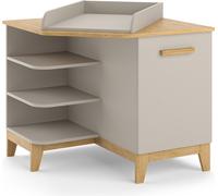 Vitalispa Commode à langer Malia, 85x85.2cm avec porte, Chêne cachemire