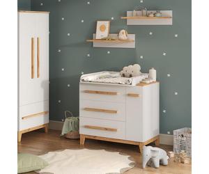 VitaliSpa Commode à Langer Malia Blanc/Artisan 98x98cm