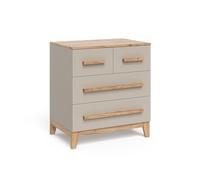 Vitalispa Commode avec tiroirs "Malia", Cachemire/Artisan, 80x88cm | avec 4 tiroirs, pour le rangement et compatible avec les meubles Malia
