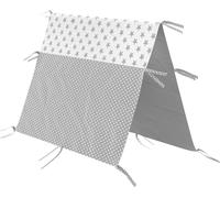 Vitalispa Couvre-lit enfant Tipi, 70 x 140 cm, Gris/Blanc