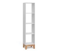 VitaliSpa Étagère pour Enfants Malia, Blanc/Artisan, 35.2x159.5cm