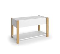 VitaliSpa Étagère pour Enfants Malia, Blanc/chêne, 80x46cm