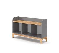 VitaliSpa Étagère pour Enfants Malia, Gris/Chêne, 107.2 x 63.8 cm