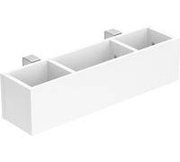 VitaliSpa Étagère pour lit, Blanc/Blanc, 60 x 15 cm