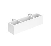 VitaliSpa Étagère pour lit, Blanc, 60x15cm