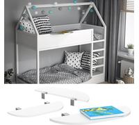 Vitalispa Étagère pour lit d'enfant , 60 x 20 cm, Blanc