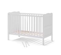VitaliSpa Lit à barreaux Lit bébé Lit enfant Tobi blanc Lit évolutif