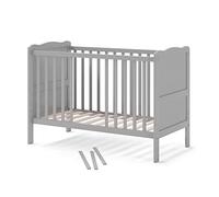 VitaliSpa Lit bébé Tobi, Gris, 60x120 cm