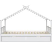 Lit pour enfant VITALISPA DESIGN, lit cabane, tiroirs et sommier à lattes, 90 x 200