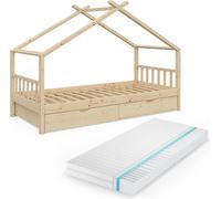 Lit cabane Design 37578 Marron