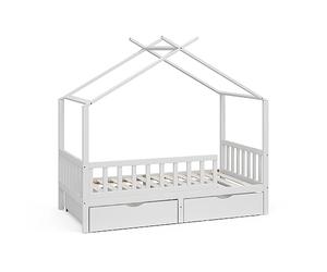 VitaliSpa Lit cabane Franka, Blanc, 80x160 cm