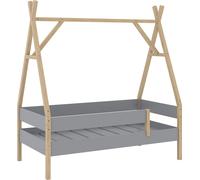 Vitalispa Lit d'enfant Bali, 80x160 cm, Gris