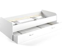 Vitalispa Lit d'enfant Enzo, 90x200 cm, Blanc