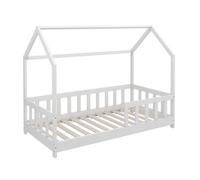 VitaliSpa Lit d'enfant Michelle, Blanc, 80x160 cm avec protection contre les chutes
