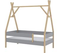 Vitalispa Lit enfant Bali, 80x160 cm avec matelas, Gris