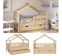Vitalispa Lit pour enfant Design, lit pour bébé, lit pour adolescent, tiroirs, sommier à lattes