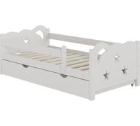 Vitalispa Lit pour enfant Jessica, 70x140 cm avec tiroir, sans matelas, Blanc