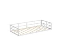 VitaliSpa Lit pour Enfant Minno, Blanc, 205x95cm sans Matelas