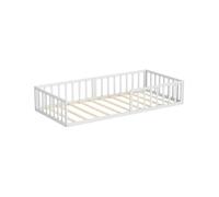 VitaliSpa Lit pour Enfant Minno, Blanc, 90x200 sans Matelas